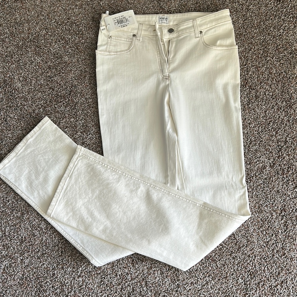 Armani White Jeans
